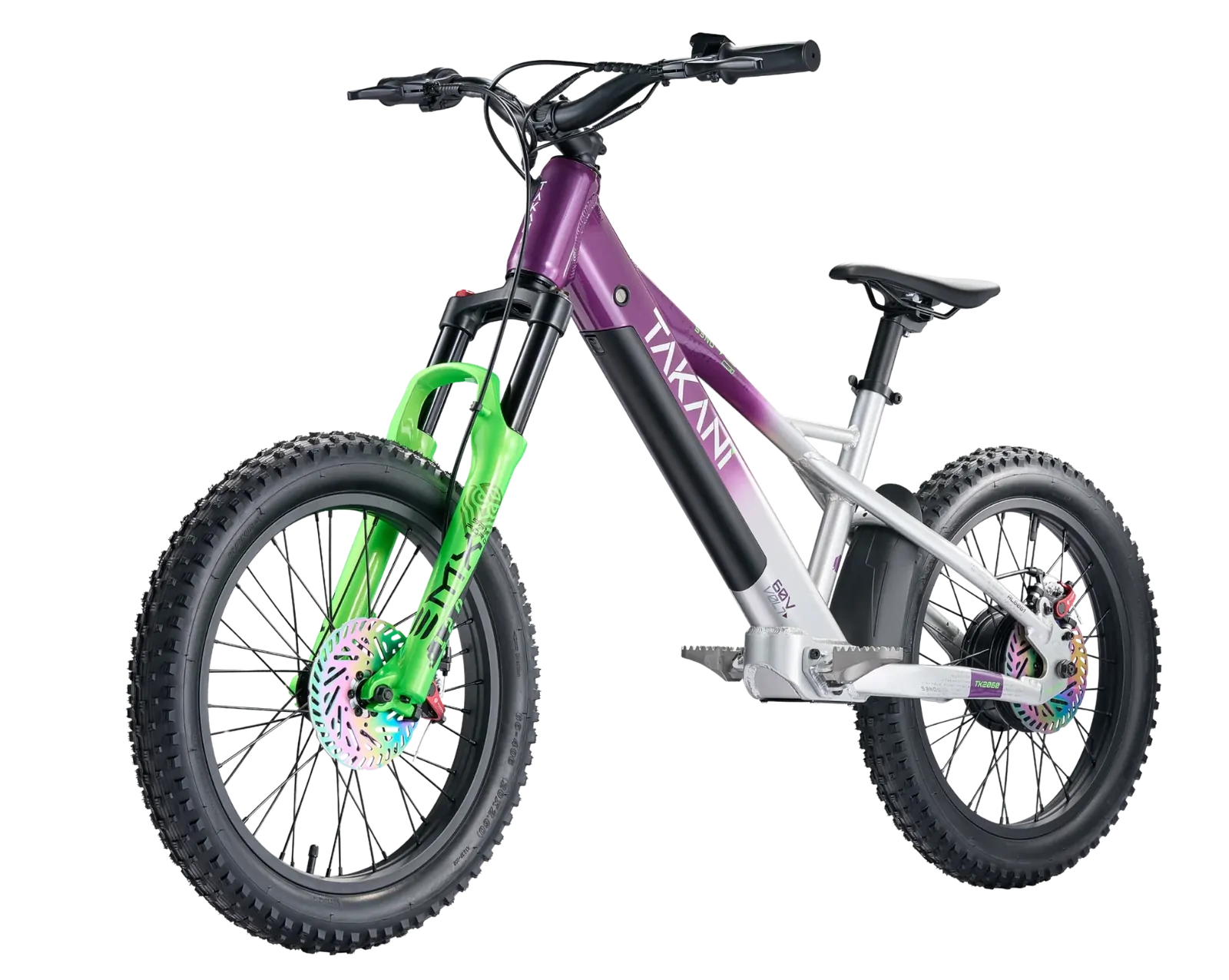 TAKANI Electric Balance Bike 20'' - TK2060 Plum Silver